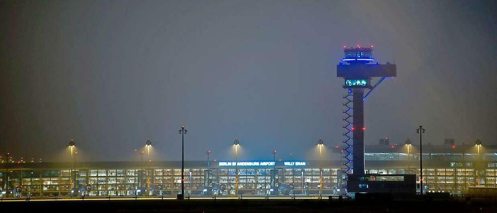 Der künftige Flughafen Berlin-Brandenburg.