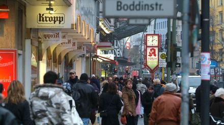 Die Neuköllner Einkaufsmeile auf der Karl-Marx-Straße (Archivbild)