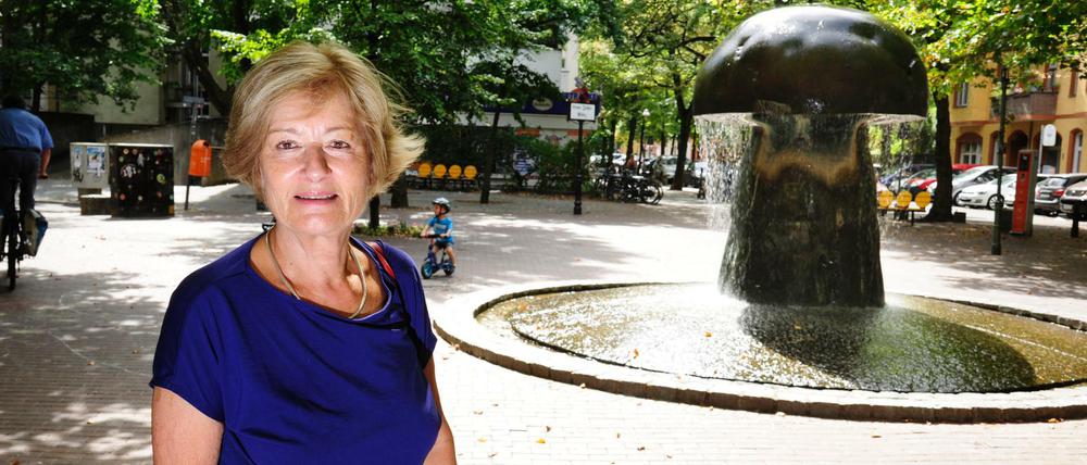 Ingrid Linke freut es, dass sich so viele Anwohner für den Leon-Jessel-Platz engagieren-