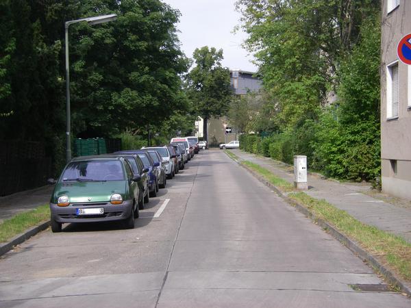 The street in Lankwitz: From February 17th it will be called Maria-Rimkus-Weg.