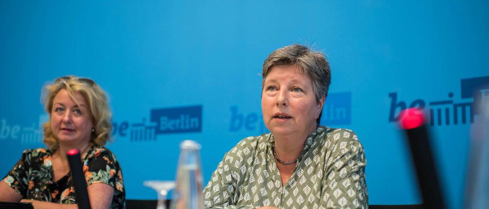 Berlins Senatorin für Stadtentwicklung und Wohnen, Katrin Lompscher, stellte am Dienstag die Pläne für den Mietendeckel vor. 
