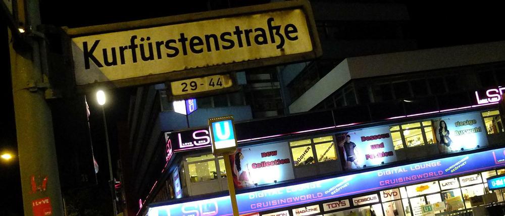 Die Kurfürstenstraße ist Schauplatz des bekanntesten Straßenstrichs Berlins.