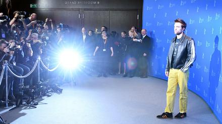 Der britische Schauspieler Robert Pattinson beim Fototermin auf der Berlinale.