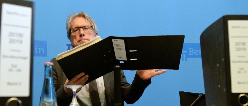 Spendierfreudig: Berlins Finanzsenator Matthias Kollatz hat dem Nachtragshaushalt zugestimmt.