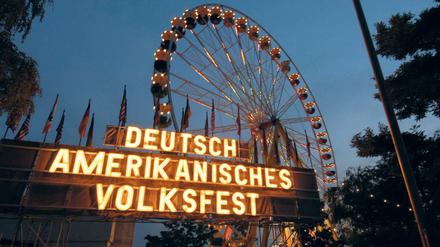Das Deutsch-Amerikanischen Volksfest 2003, damals in Berlin-Zehlendorf.