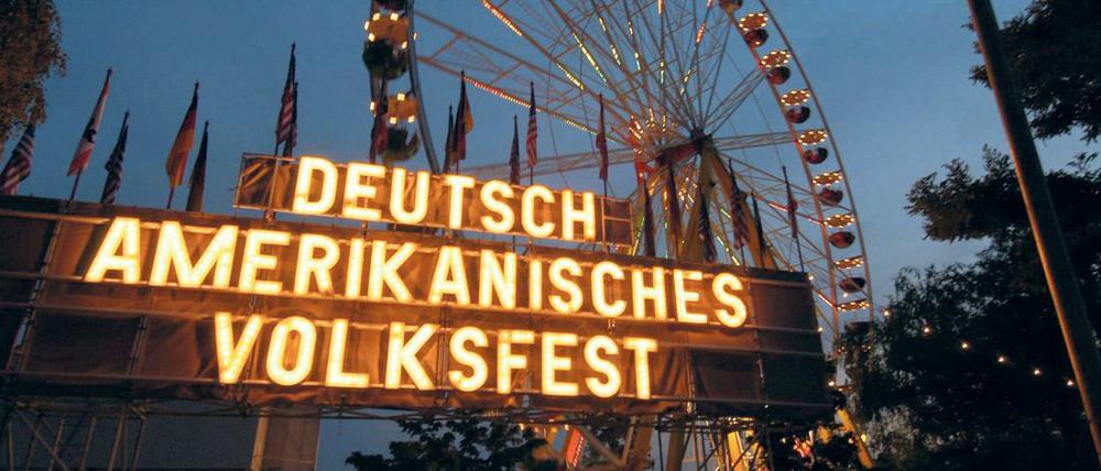 Das Deutsch-Amerikanischen Volksfest 2003, damals in Berlin-Zehlendorf.