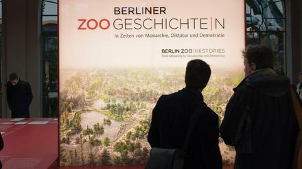 "Berliner Zoo-Geschichten" heißt die neue Dauerausstellung im Vorraum des Antilopenhauses im Zoologischen Garten. 