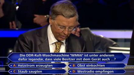 Wolfgang Bosbach (CDU) verzweifelt an der 500 000 Euro-Frage.