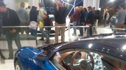 Begehrtes Fotomodell. Der Bugatti Veyron 16.4.