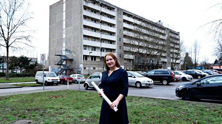 Die Architektin Friederike Schwalbe würde das Bürgerzentrum in Hohenschönhausen gerne erhalten.