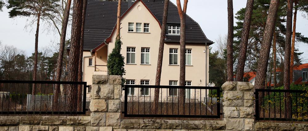 Das Anwesen von Bushido in Kleinmachnow, Zehlendorfer Damm.