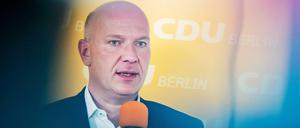 Kai Wegner, Landesvorsitzender der CDU-Berlin und Spitzenkandidat für die Abgeordnetenhauswahl 2021.