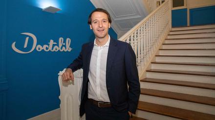 Gründer, Chef und Miteigentümer der Firma Doctolib, Stanislas Niox Chateau, hier im September 2018 in einer Einrichtung des Unternehmens in Paris. 