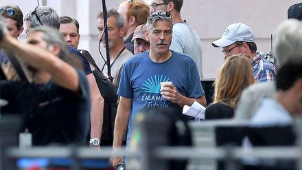 George Clooney drehte im vergangenen Sommer in Berlin, zum Beispiel am Zeughaus, und Babelsberg seinen Film "The Monuments Men", der am Sonnabend auf der Berlinale läuft.