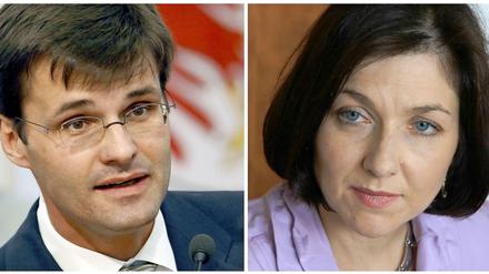 Politkerpaar. Sven Petke ist CDU-Landtagsabgeordneter, seine Frau Katherina Reiche ist parlamentarische Staatssekretärin.