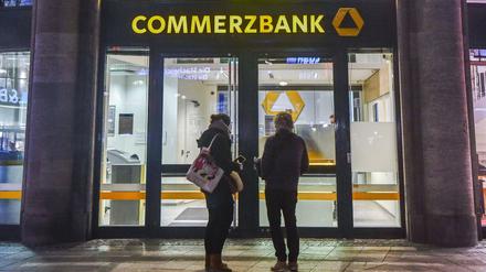 Commerzbank-Filiale in der Rankestraße in Berlin-Charlottenburg.