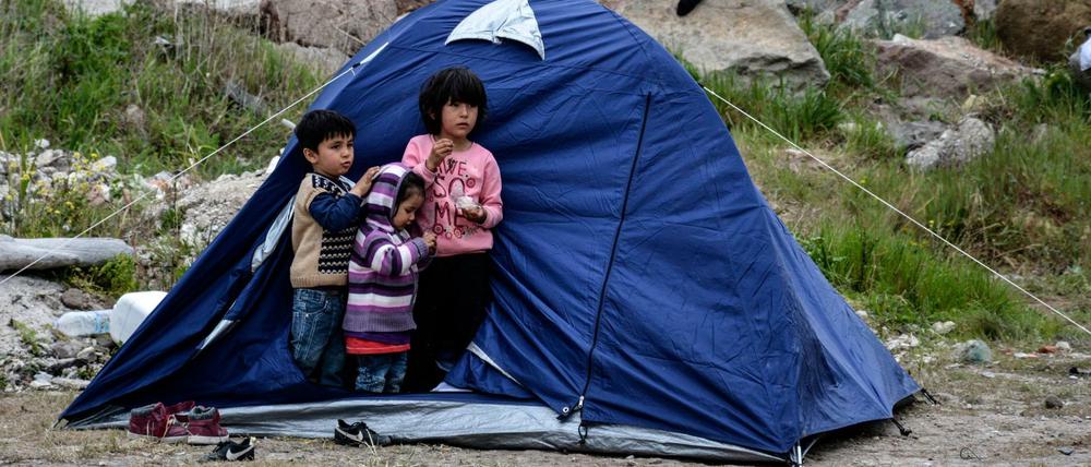 Sollte das Coronavirus in den griechischen Flüchtlingslagern ausbrechen, droht dort ein Massensterben. Auch viele Kinder leben dort.