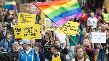 Viele Tausend Teilnehmer demonstrierten im Juni bei der Christopher-Street-Day-Parade in Berlin. 