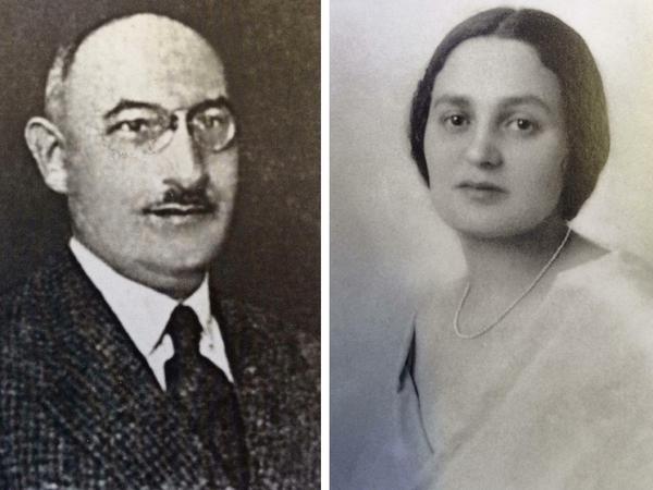 David Reich und Helene Reich, die Eltern von Marcel Reich-Ranicki und Großeltern von Andrew Ranicki. David Reich und Helene Reich wurden 1942 von den Nazis in Treblinka ermordet.