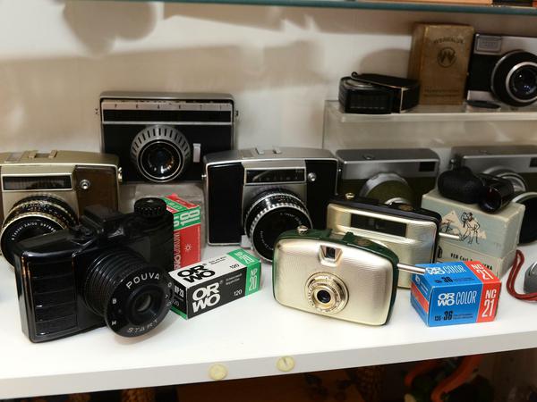 Pouva, Pentina, Praktica – Die ehemaligen Kameramodelle aus der DDR sind heute nichts mehr als Ausstellungsobjekte.