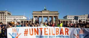 Mehr als 20.000 Demonstranten werden am Sonntag in Berlin erwartet. 