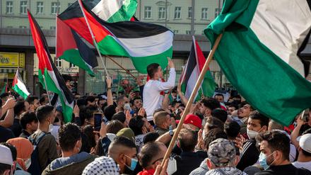 Ein pro-palästinensischer Protest vom Mai vergangenen Jahres.