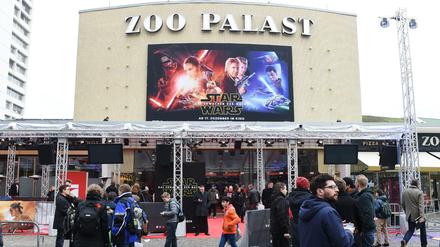 Am Kino Zoo Palast findet am Abend findet die Deutschlandpremiere des neuen Films "Star Wars: Das Erwachen der Macht" statt.