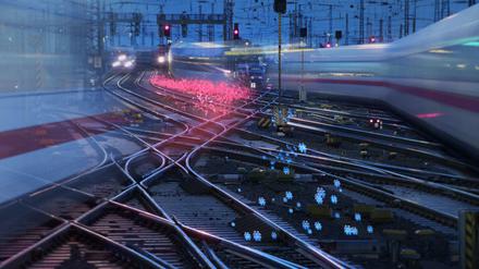 Mit Tempo ran an die Digitalisierung. Mit dem Zukunftsprojekt will die Deutsche Bahn pünktlicher und zuverlässiger werden.