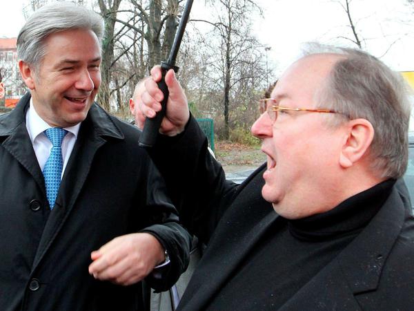 Freund der klaren Worte: Neuköllns Bürgermeister Heinz Buschkowsky (rechts) hat einen Favoriten für die Nachfolge Klaus Wowereits.