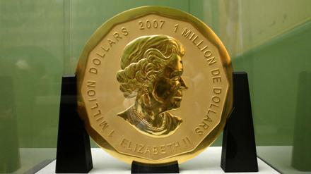 Die 100-Kilo-Goldmünze wurde aus dem Berliner Bode-Museum gestohlen.