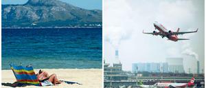 In drei Stunden am Strand: Seit 1979 flog Air Berlin aus dem einst eingemauerten Berlin nach Mallorca.
