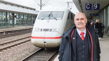 Hartmut Dreßler hat den Wettbewerb "Eisenbahner mit Herz" gewonnen.