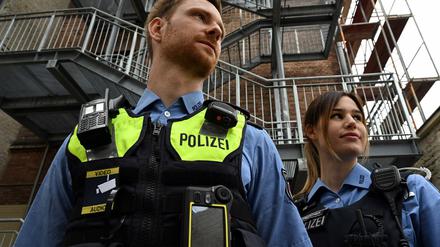 Bodycams für Polizisten gab es in Brandenburg bislang nur testweise. 