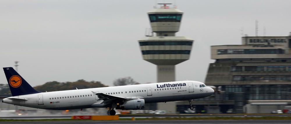 Die Lufthansa will in Berlin-Tegel nur zu Kurz- und Mittelstreckenflügen abheben. 