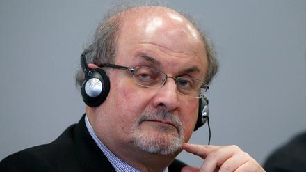 Botschafter der Meinungs- und Kunstfreiheit: Salman Rushdie im Jahr 2015 bei der Frankfurter Buchmesse.