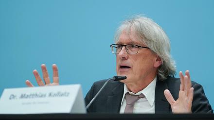 Finanzsenator Matthias Kollatz (SPD) warnt vor einer Vollbremsung in der Haushaltspolitik.
