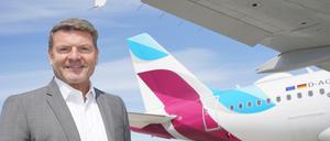 Eurowings-Vorsitzender Jens Bischof erklärte am Mittwoch, jeder Easyjet-Mitarbeiter erhalte ein attraktives Jobangebot.