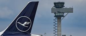 Am Mittwoch kehr es dem BER nicht den Rücken: ein Lufthansa-Flugzeug am Hauptstadtflughafen.