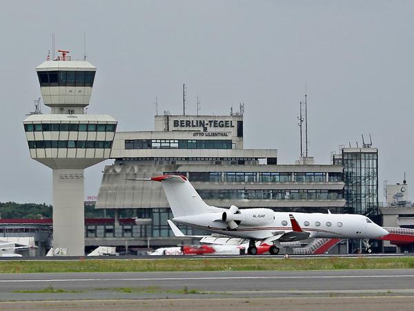 Vergangenheit: Berlin-Tegel, als am Airport-Areal noch Flugbetrieb herrschte. 