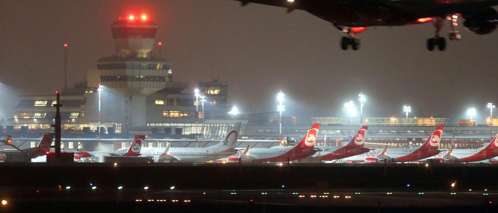 Ab 23 Uhr gilt am Flughafen Tegel das Nachtflugverbot.