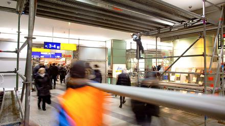 Ab Montag wird der Bahnhof Friedrichstraße mal wieder saniert.