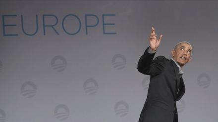 Charismatisch und dynamisch. Barack Obama bei einem Berlin-Besuch 2019.