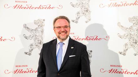 Bernhard Moser von eat berlin bei der Ankündigung der Berliner Meisterköche 2019.