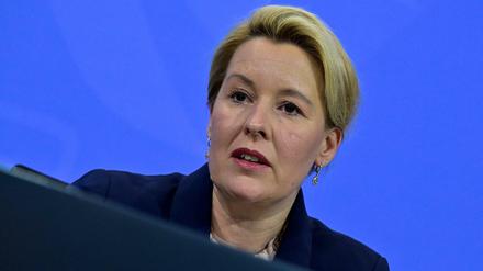 Kurz vor Weihnachten zu Berlins Regierender Bürgermeisterin gewählt: Franziska Giffey (SPD).