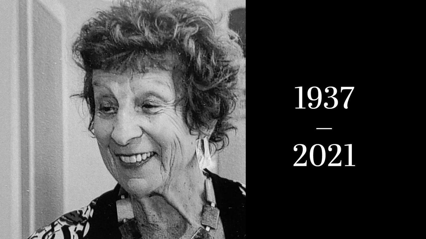 Nachruf auf Gertrud Frank „Die wilde Gertrud!“