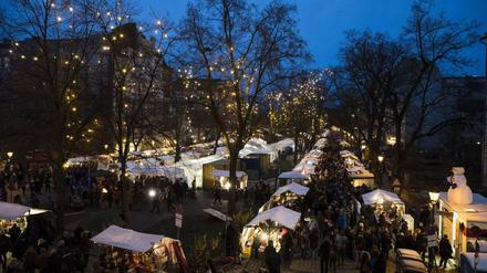 Klassiker. Der Alt-Rixdorfer Weihnachtsmarkt findet nur an einem Wochenende im Dezember statt.