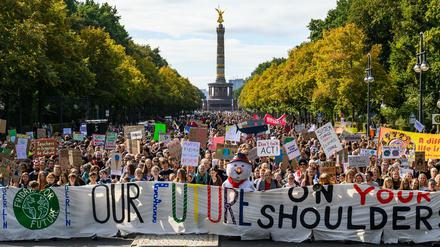 Versammlung für das Klima: Ein Archivbild der Fridays For Future-Demo in Berlin vom 20. September 2019.