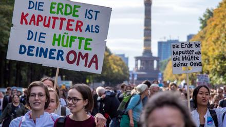 Auch vergangenes Jahr organsierte Fridays for Future einen großen Protest in Berlin.