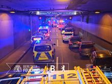 Unfall in Berliner Autobahntunnel: Zwei Verletzte nach Zusammenstoß auf der A111