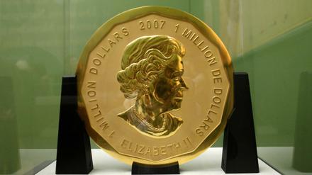 Die 100 Kilogramm schwere Goldmünze «Big Maple Leaf» wurde aus dem Bode-Museum in Berlin geklaut.